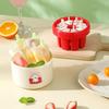 8 Grids Ice Cream Molds Non-Stick Maker Ice Pop Trays Cute Ice Storage Boxes  Homemade Ice Cream