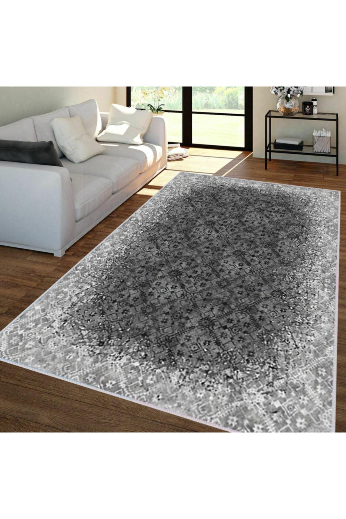 

Rovigo Home Washable Printed Carpet RVG1344-HT244 50x80 серый