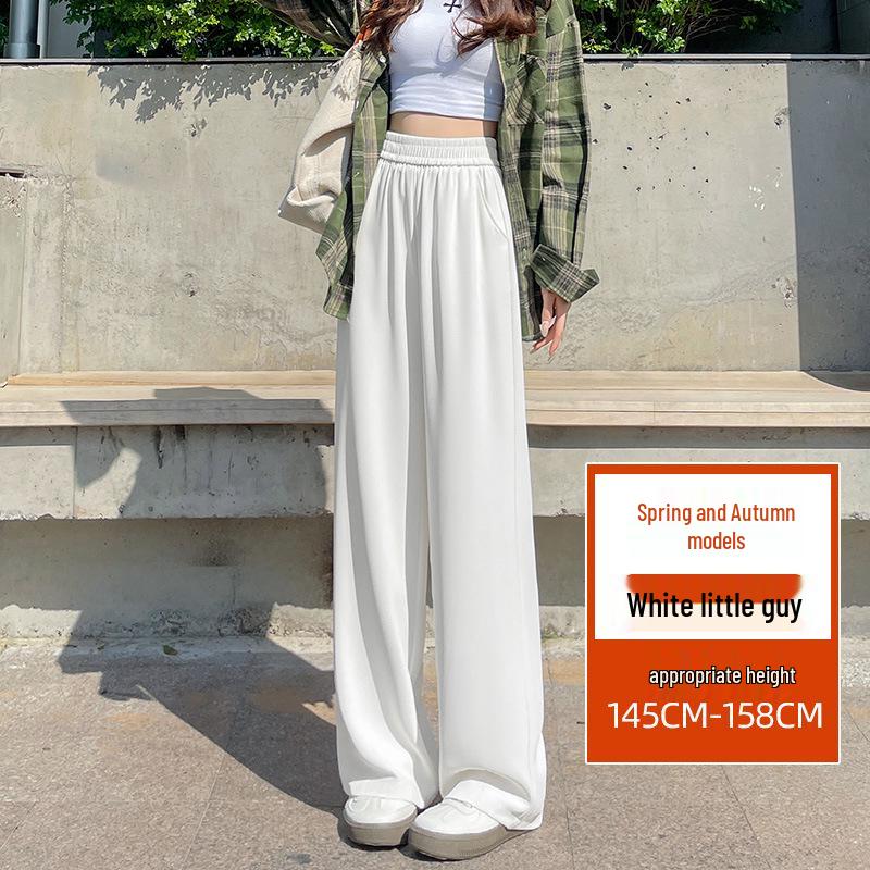 

2025 Women s Slimming High-Drape Wide-Leg Suit Pants with Velvet XL for 120-140 Jin