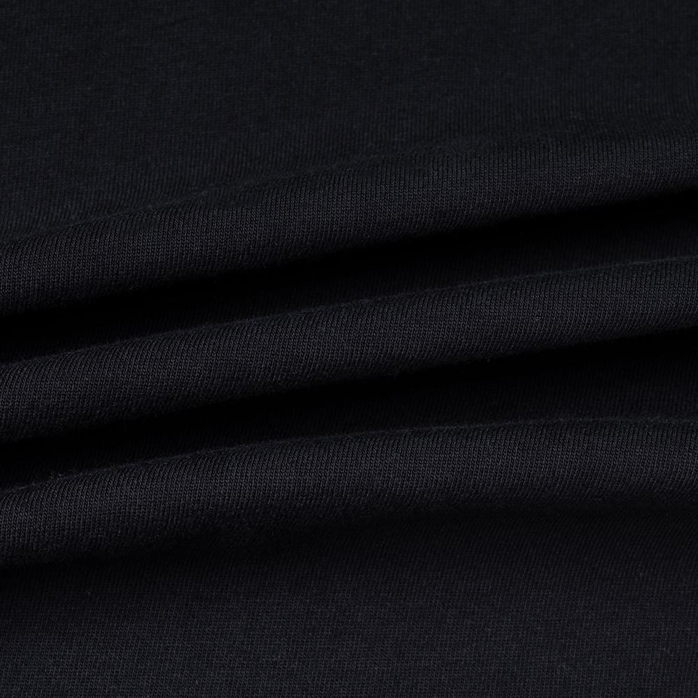 Gucci Camisetas Masculinas Pretas Gola Redonda Moderada 616036XJFZA1000