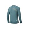 Saucony Moisture Wicking Breathable Solid Color Long Sleeve Knit Shirt Men tops Grass-Green SC2249047B-GE25