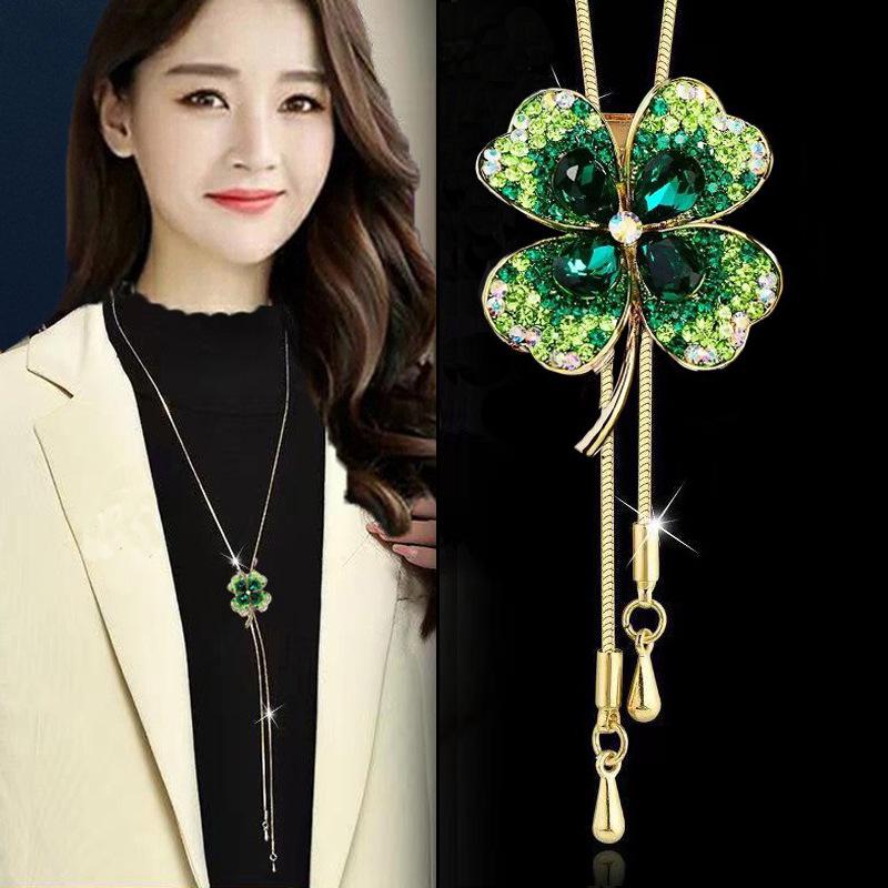 Elegante Quasten-Pulloverkette für Damen - Vielseitiges, hochwertiges europäisches und amerikanisches Design für Herbst/Winter-Mode