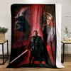 Star Wars Sith Design Warm Blanket with Red Lightsaber Flannel Blanket for Bedroom, Living Room, Sofa, and Nap.