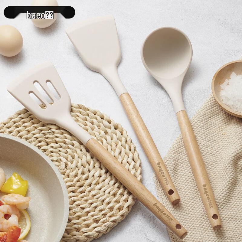 

Bayco 3-Piece Silicone Spatula & Spoon Set