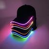 LED Light Up Baseball Hat Flashing Glow Rave Party Cap Luminous Hat for Women Men Hip-hop Club Purim Festival Parade Supplies
