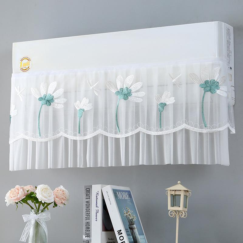 1PC Air Conditioner Washable Wall Mounted Hanging Prevent Direct Blowing Textil Protective Bag Dust Cover Wind Shield Curtain