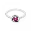 Pandora 192993c10 Moment October Birthstone Pink Eternity Circle Silver Ring