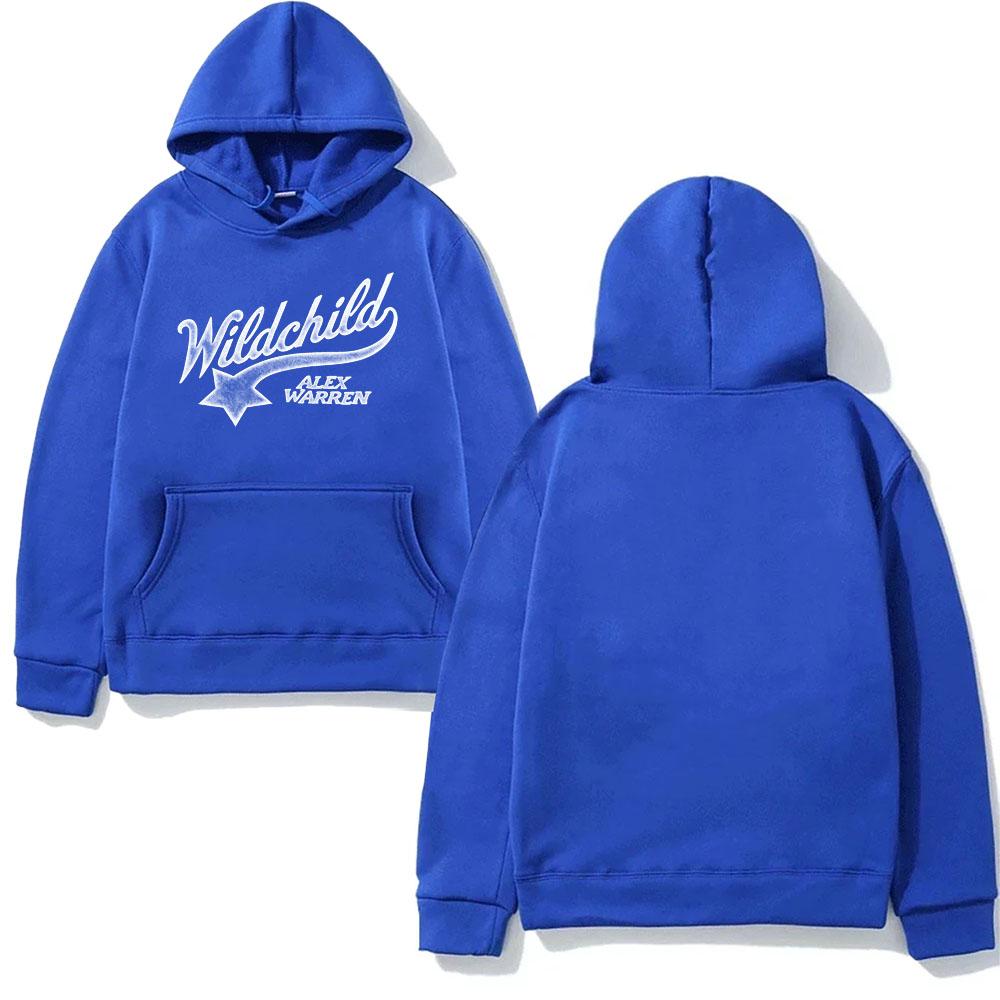 Alex Warren 2026 Nuovo Album WILDCHILD Felpa con Stampa Unisex per Autunno Inverno con Cappuccio Comoda Felpa con Cappuccio