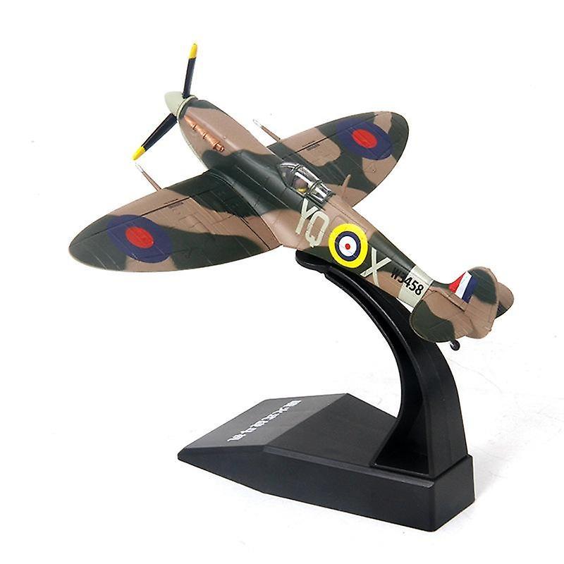 1:72 Spitfire Jägermodell Zweiter Weltkrieg Legierungsflugzeugmodell Simulation Militärische Dekoration
