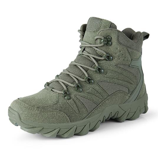 

Середній відкритий кемпінг Чоловіче тренування на відкритому повітрі туристичне взуття пустельні черевики військові черевики справжні бойові черевики H288 46