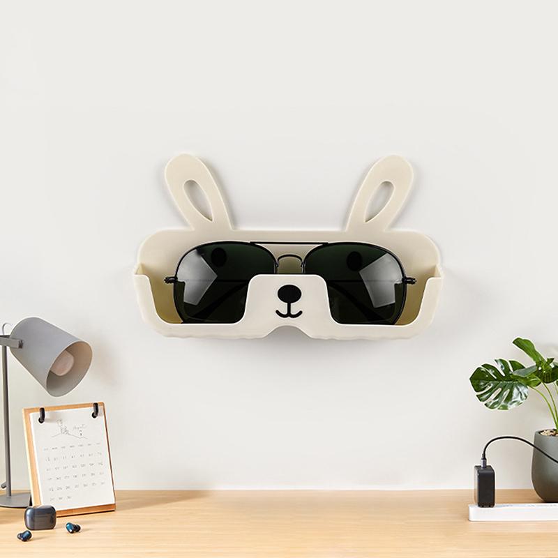 Plastic Brilhouders Organizer Ophangbare Zonnebril Display Stand Plank Zelfklevend Aan de Muur Gemonteerde Bril Opslag Voor Thuis Opslag