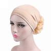 Womens Turban Flower Knot Hat Scarf Hijab Chemo Head Wrap Cap,khaki