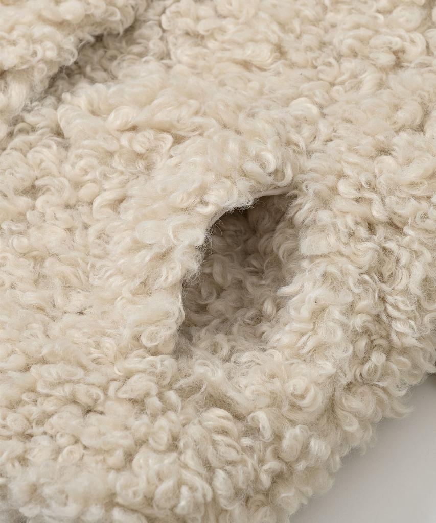 Leftseoul Shearling Fur Jacket [Ivory]