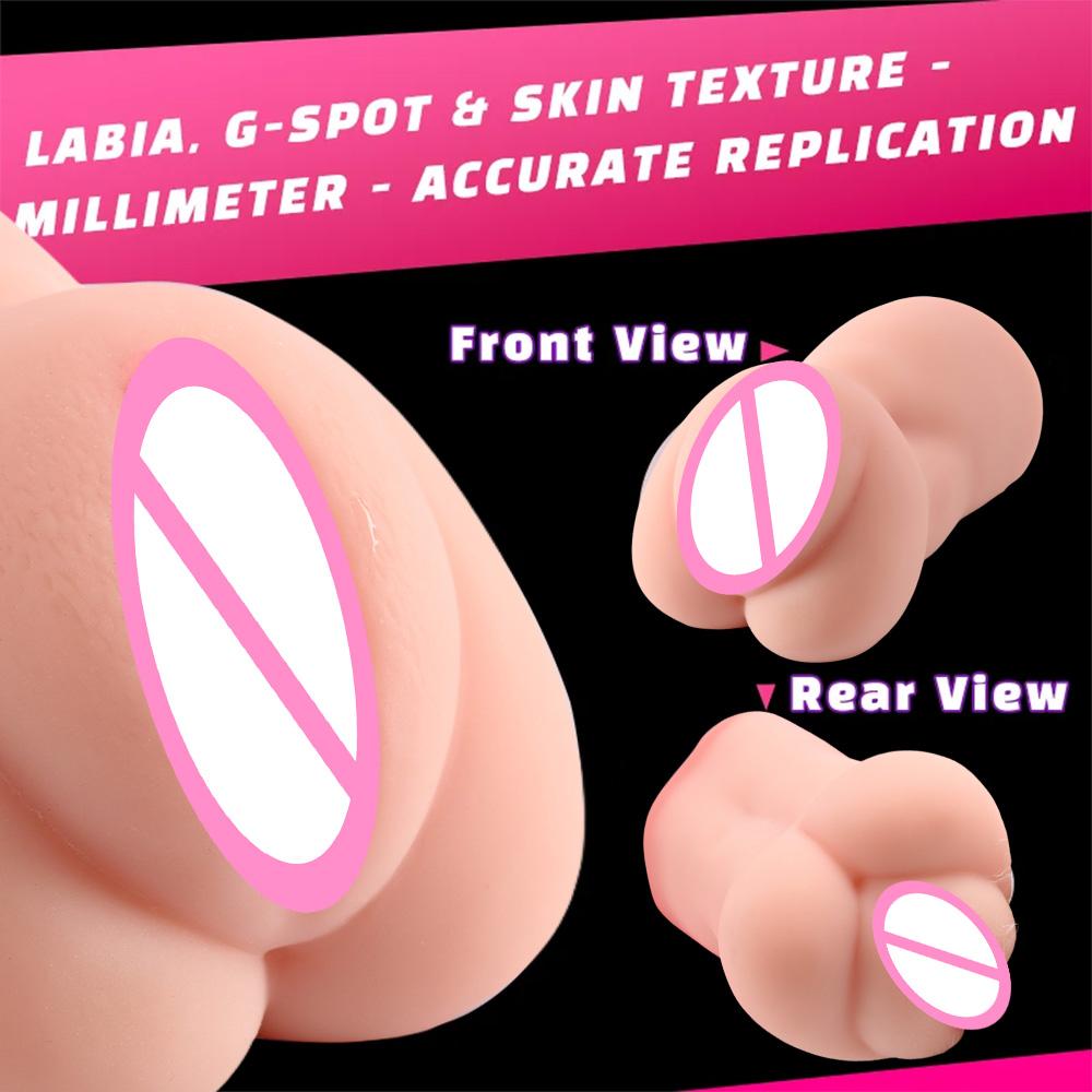 Sex Toy for Men Oral Vaginal Anal Masturbation Soft Realistic Vagina Pocket Pussy Glans Trainer Deep Throat Adult Supplies