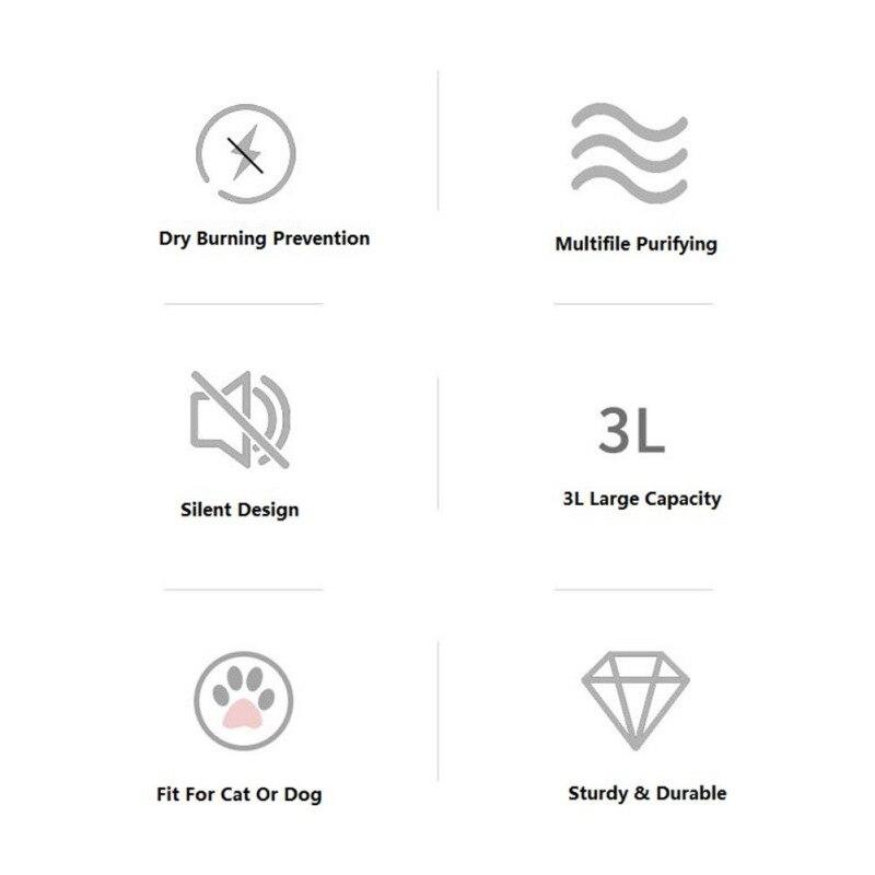 Fontaine d'eau pour chat, bol à boire pour animaux de compagnie, LED lumineuse, Super silencieuse, filtre à boucle visuelle, fontaine d'eau pour animaux de compagnie