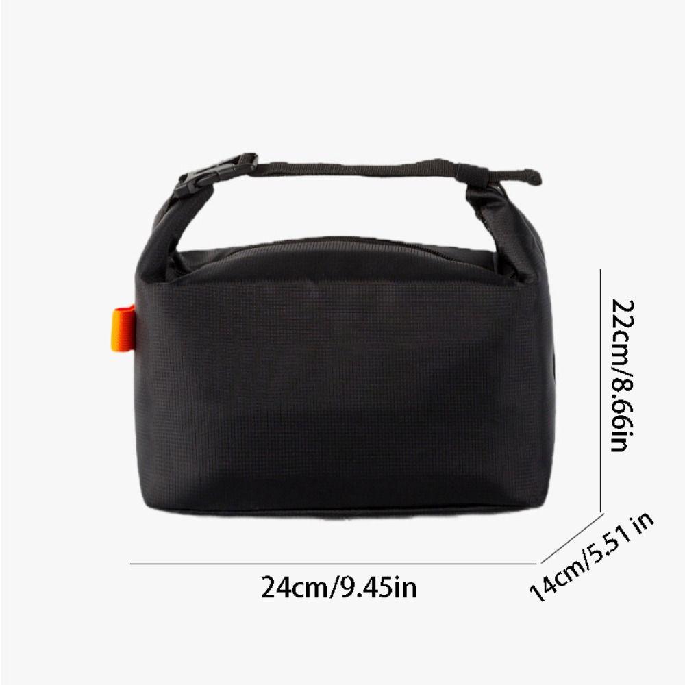 Large Capacity Lunch Pack Portable Insulated Tote Bag Snack Bag Oxford Cloth Lunch Box Bag  Camping