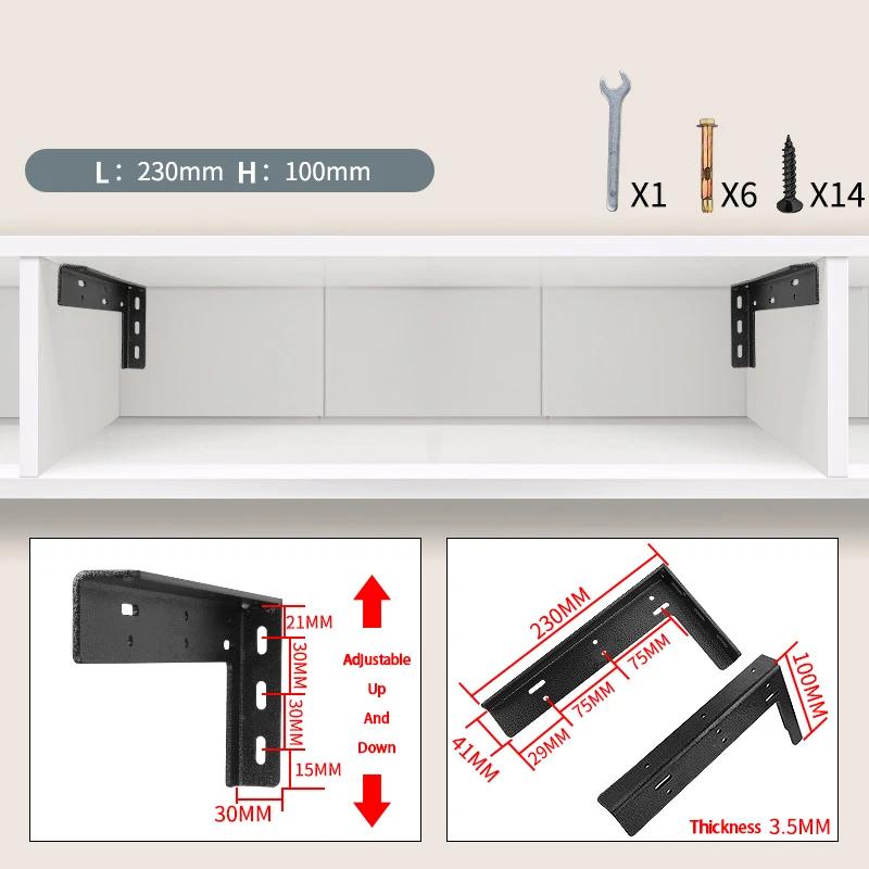 

1Pcs Heavy-Duty L-Shaped Corner Code Stainless Steel 90 Degree Thicken Right Angle Bracket Fixed Connector Used Board Support