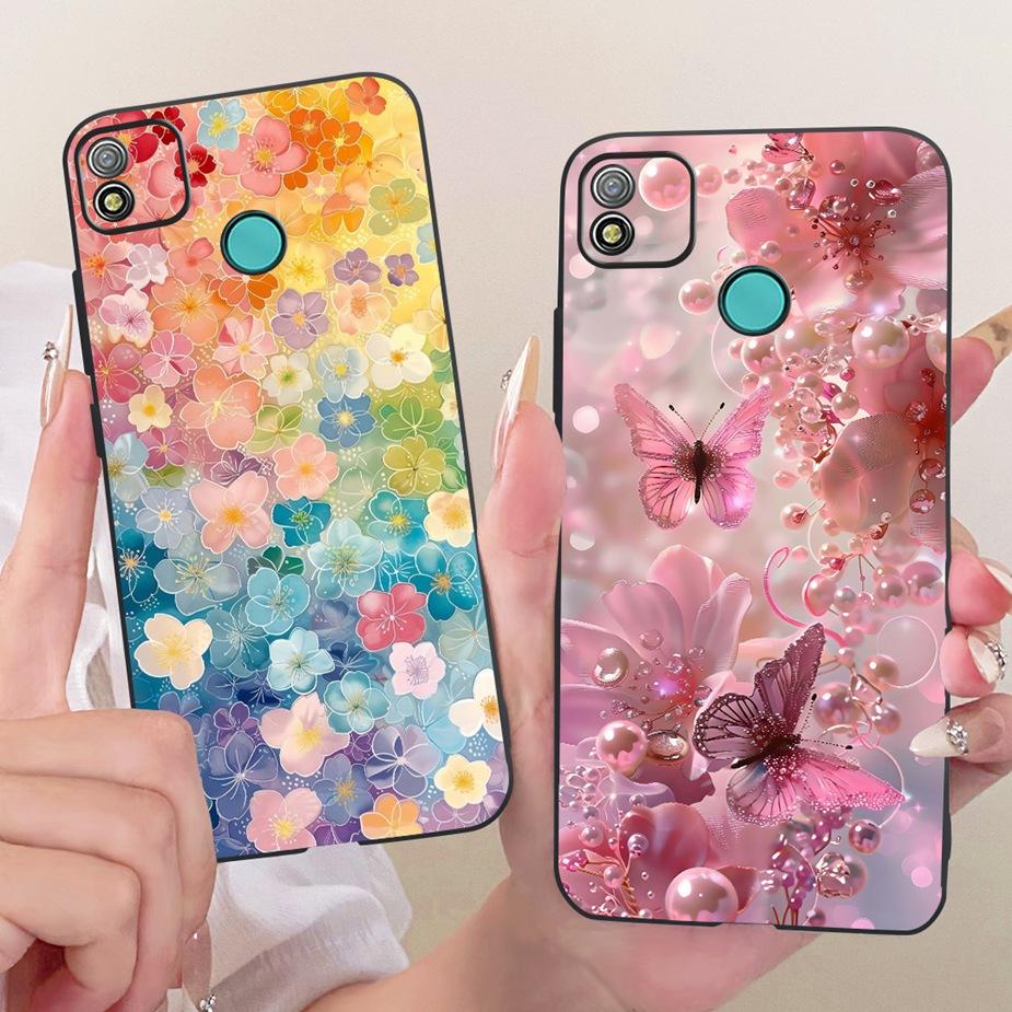 For Tecno Pop 4 Case BC2c BC1s New Luxury Painted Cover Soft Silicone Case For Tecno Pop 5 BD2 BD2p BD3 BD1 BD2d Pop4 Pop5 Shell