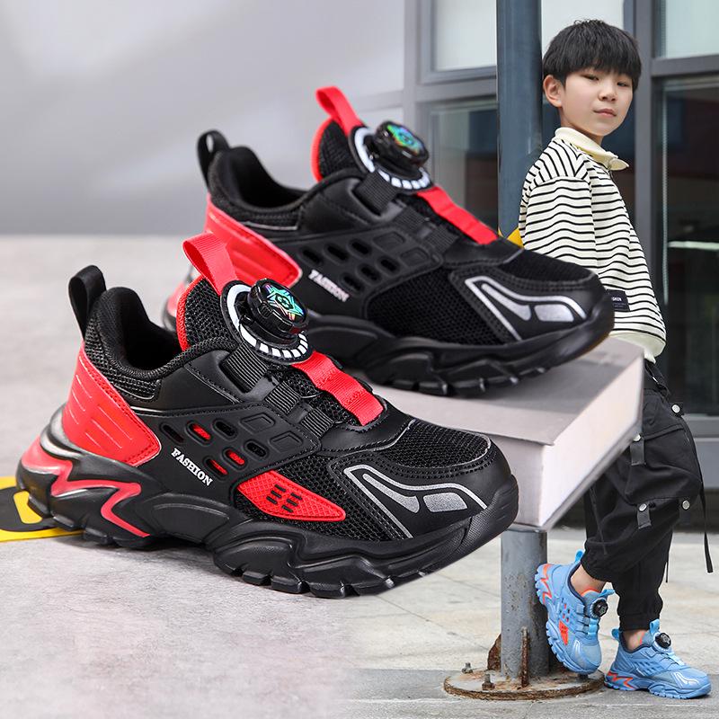 Boys' 2025 Autumn Mesh Running Shoes: Breathable, Lightweight & Comfortable Sneakers for Kids