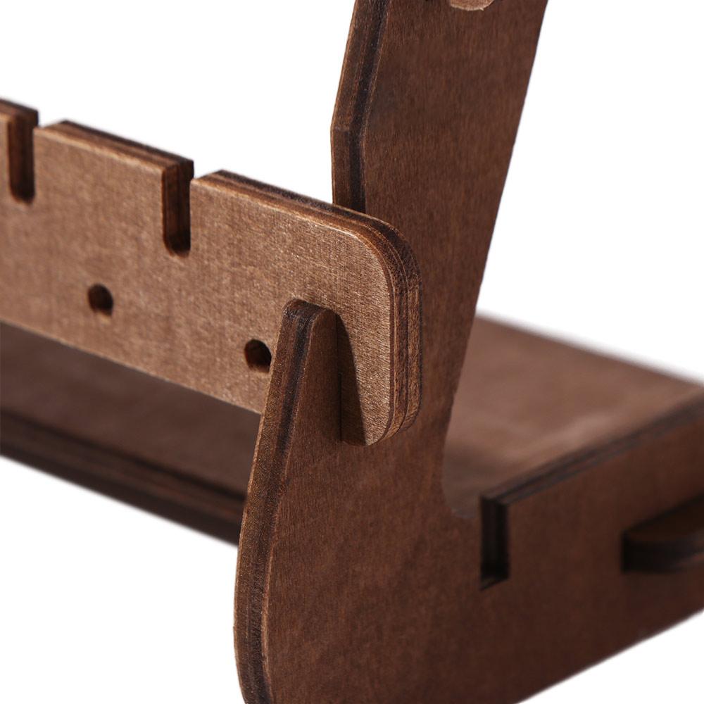 Large Capacity Wood  Earring Holder Anti-slip Jewelry Stall Display Retro Earring Rack  Women