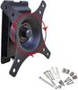 Trust Map LCD Monitor Wall Mount Holder for Inch Adjustable Instruction Manual Included 15-27 Monitors, Angle, Up/Down/Left/Right,
