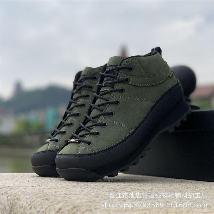 Replica Damo High-top Outdoor Camping GTX Waterproof and Non-slip V Mountaineering Shoes First Layer Cowhide Hiking Shoes for Men and Women