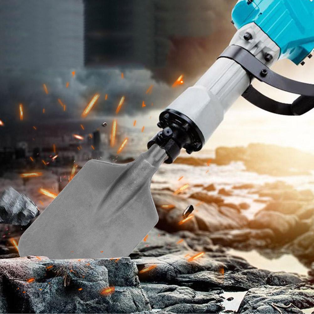 Chrome Steel Clay Spade Scoop Chisel Bit For Electric Breaker with Black Plastic Box