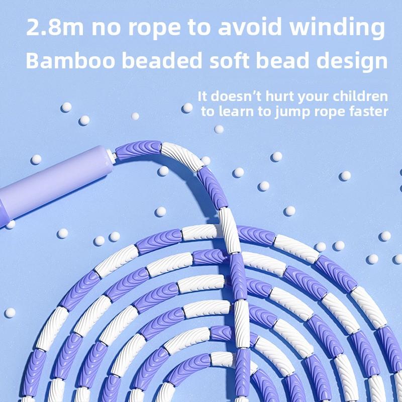 Children's Bamboo Jump Rope Fitness Sports Beginner Elementary School Students Professional Jump Rope Sporting Goods