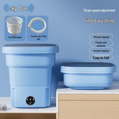OIMG Portable Folding Washing Machine