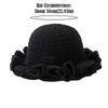 Floppy Women Bucket Hat Crochet Knit Beanie Hat Casual Fisherman Cap