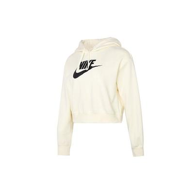 Sportlicher Lässiger Cropped Hoodie Langarm Damen Tops Off-White DQ5851-113