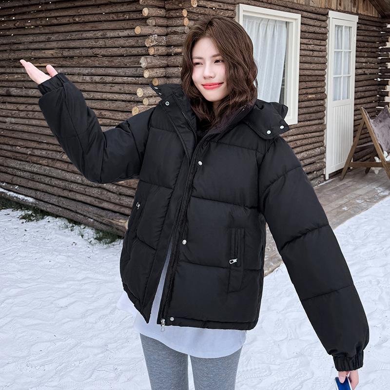 Simple bread clothes down cotton-padded clothes women's new winter coats thickened student coats