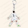 Popular Soccer Ball Player Keychains for Accessories Bag Football Key Chain Ring Fans Gifts Friends Keyrings 4