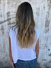 Women's Casual Summer Cotton Linen Short-Sleeve Button Pocket Shirt