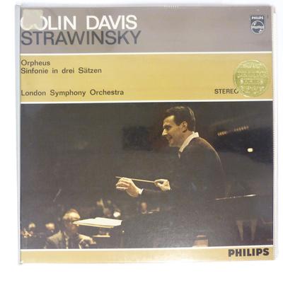 LP Record COLIN DAVIS, LONDON SYMPHONY ORCHES - Strawinsky, Orpheus / Sinfonie In D 835242LY Philips Netherland Classical Used