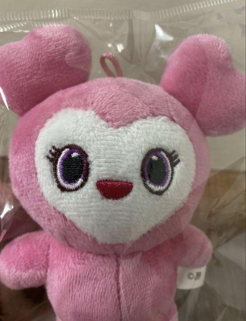 [USED] TWICE Lovely Keychain Bag Charm Mascot Pink BDZ