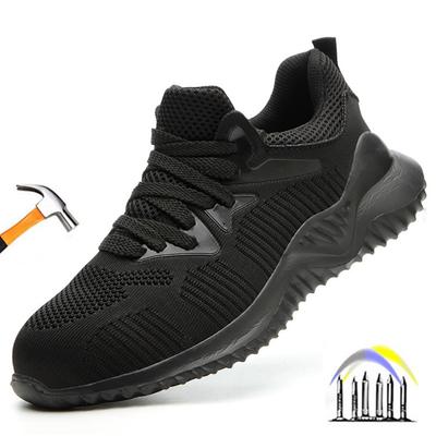 Safety Shoes for Work Woman Work Boots Women Work Shoes with Steel Toe Breathable Safety Shoes Lightweight Steel Toe Work Shoes