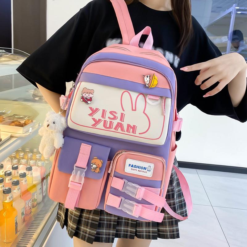 Симпатичный школьный рюкзак для девочек младшего школьного возраста — фото 15