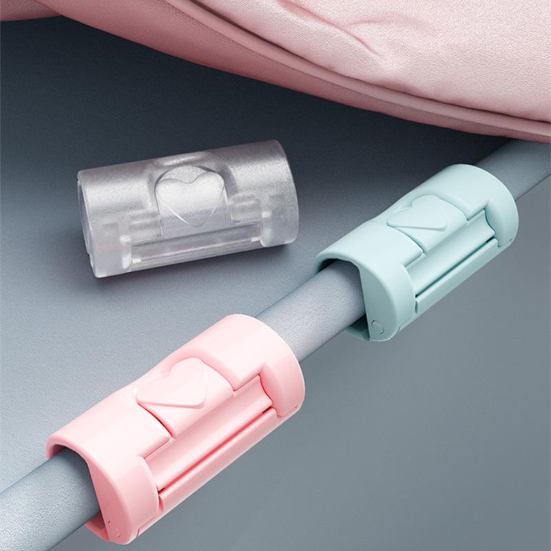 Needle-Free Bed Sheet and Quilt Set: Anti-Slip Fasteners with Upgraded No-Run Clips
