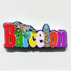 Spain Fridge Stickers Barcelona Travel Souvenirs Bullfight Mosaic Lizard Santiago De Compostela Fridge Magnets Birthday Gifts