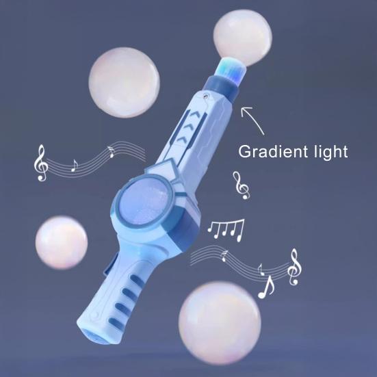 

Bubble Machine Automatic Blower for Kids Bubble Fog Wand for Parties Interactive Colorful Bubble Maker Gift for Friends Children A рожевий