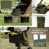 RISU Trunk Cargo Basket, Mesh Cargo, Black, 16L, Made In Japan, with Handles, Stylish Plastic Basket for Camping, Picnics, and Dividers, GHON215