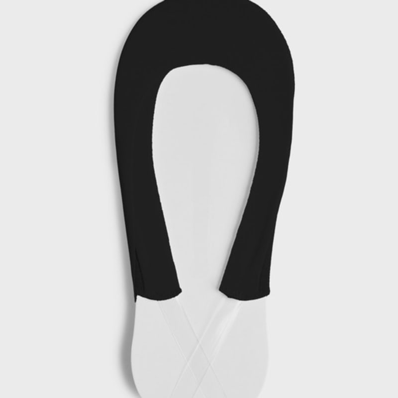 HUGDAY Seamless Transparent Strap Fake Socks