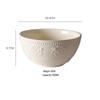Abay French Relief Ceramic Dinnerware Set
