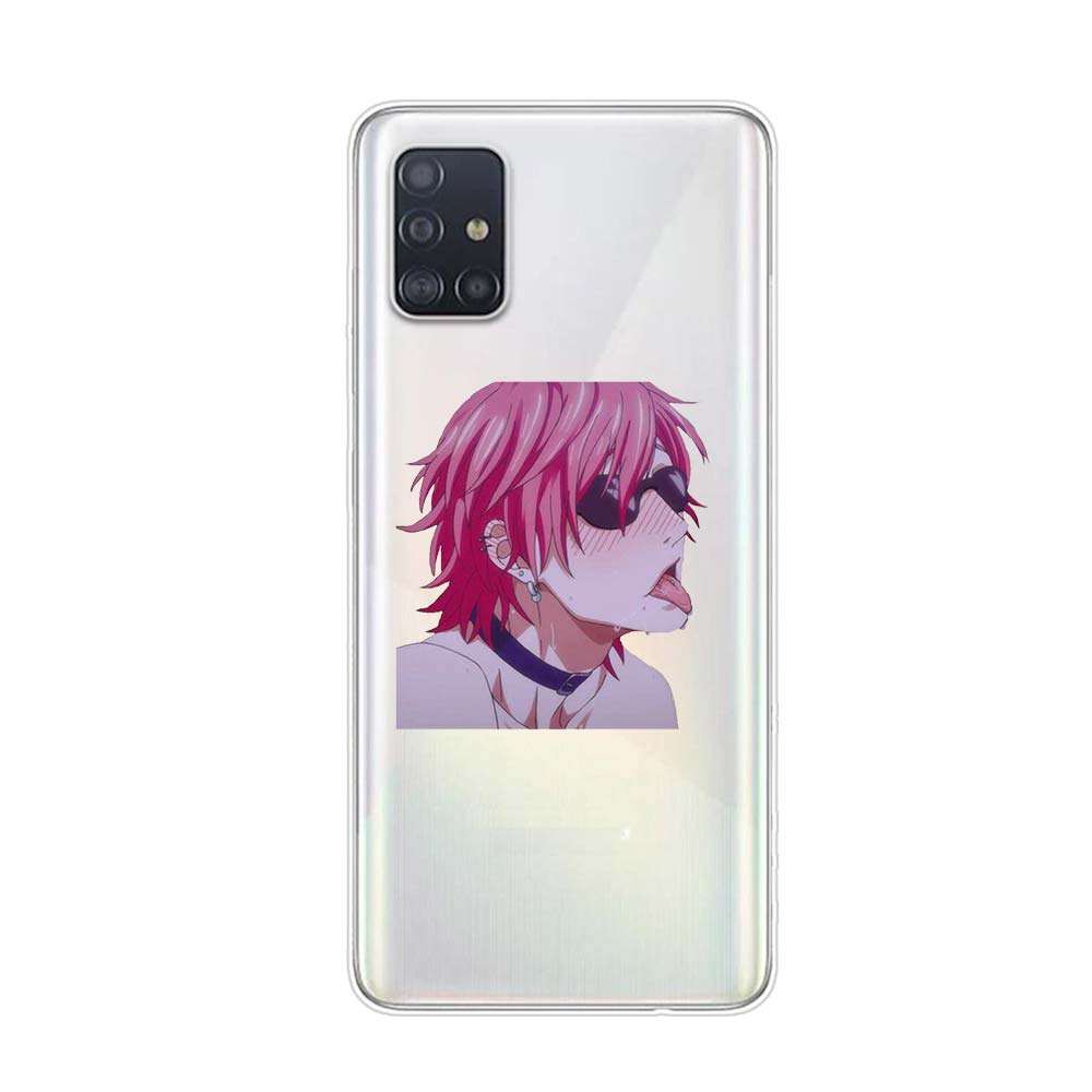 Anime Yarichin Club Pro Samsung Galaxy A01 A11 A12 A22 A21S A31 A41 A42 A51 A71 A32 A52 A72 A02S Silikonový kryt na telefon