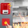 Strobe Light Wireless Fire Alarm Horn Alert Strobe Sounder Sound & Light Alarm  Office Environment