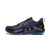 Li-Ning Badminton Shoes Unisex Low-top Black/Fluorescent Grape Purple