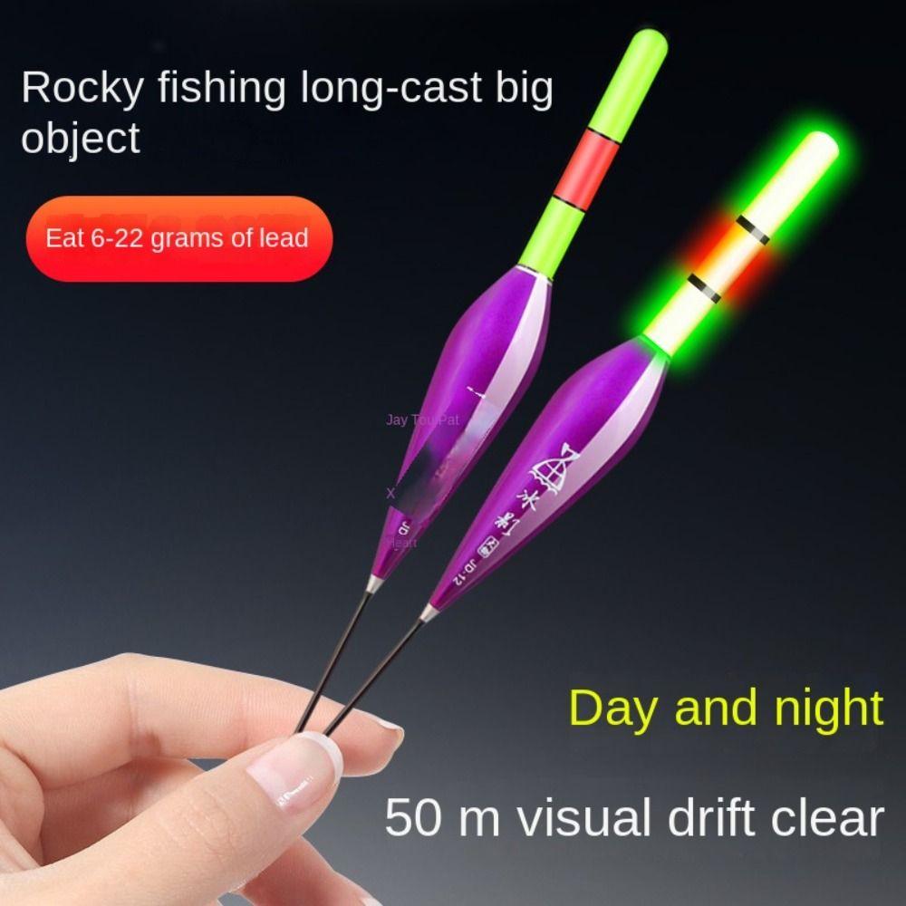 

Індикатор Fishing Lure Buoy Strike Bobbers New Bite Alarm Нічна риболовля Bite Hook Change Color-JD-13