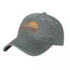 Hawk Tuah Sunset Orange Unisex WoUnisex Baseball Cap Funny Distressed Cotton Caps Hat Vintage Outdoor Activities Headwear