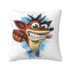 C-Crash B-Bandicoot Pillow Cover Soft Pillow Case Cushion Cover Cute Funny Graphic Pillowcases For Office Car Home Decorative